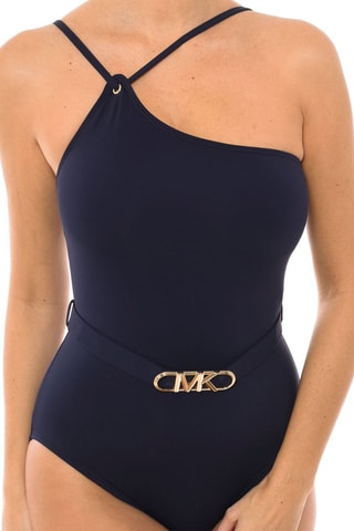 Asymmetrisch Badpak - Marineblauw
