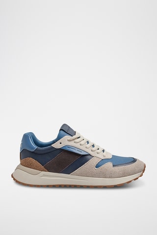 Leren Sneakers - Blauw