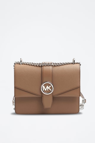 Sac bandoulière en cuir - Marron