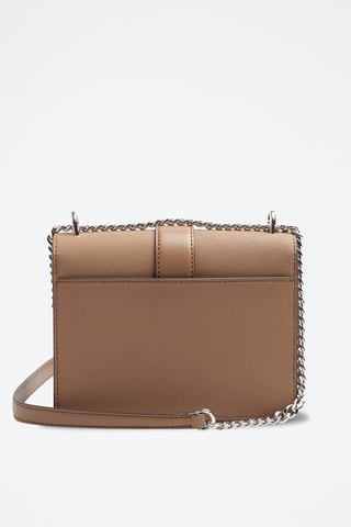 Sac bandoulière en cuir - Marron