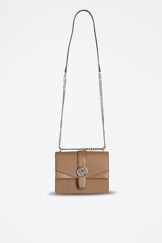 Sac bandoulière en cuir - Marron