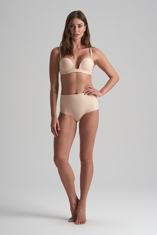 Corrigerende Hipster Hoge Taille - Beige