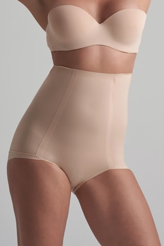 Corrigerende Hipster Hoge Taille - Beige