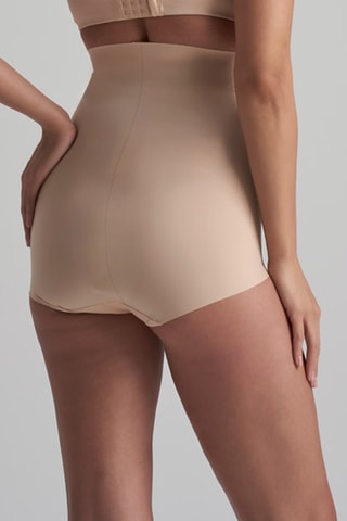 Corrigerende Hipster Hoge Taille - Beige