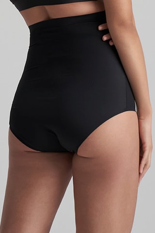 Corrigerende Hipster Hoge Taille - Zwart