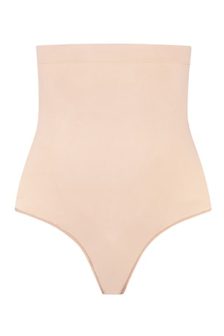 Vormende String Hoge Taille - Beige