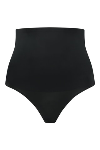 Corrigerende String Hoge Taille - Zwart