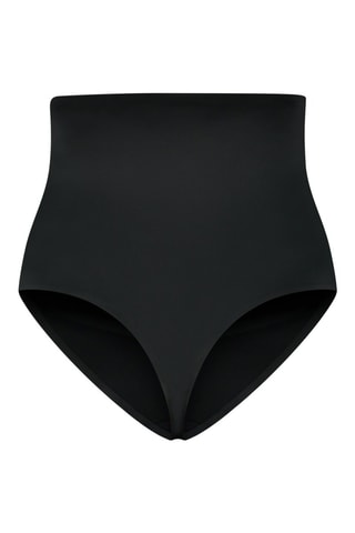Corrigerende String Hoge Taille - Zwart