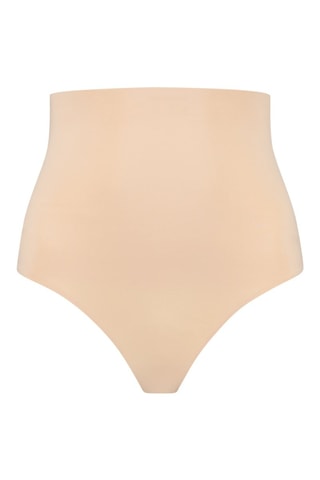 Corrigerende String Hoge Taille - Beige