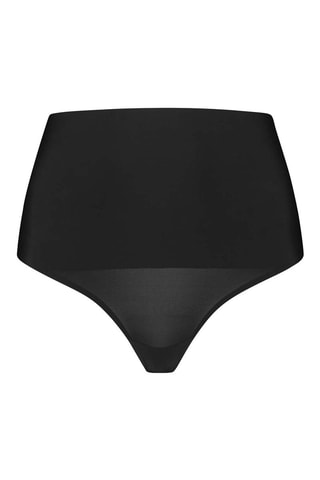 Corrigerende String Hoge Taille - Zwart