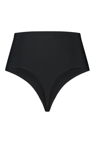 Corrigerende String Hoge Taille - Zwart