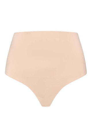 Corrigerende String Hoge Taille - Beige