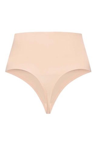 Corrigerende String Hoge Taille - Beige