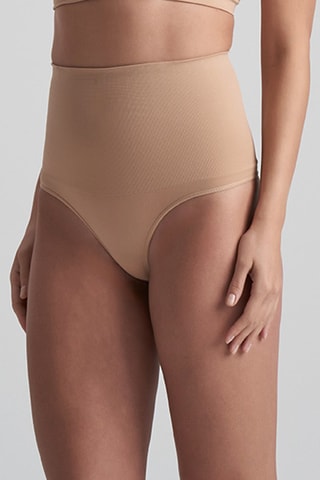String Hoge Taille - Beige