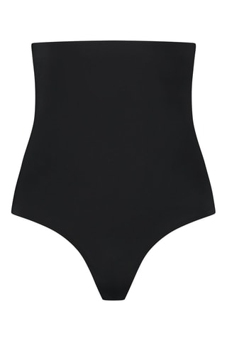 Corrigerende String Hoge Taille - Zwart