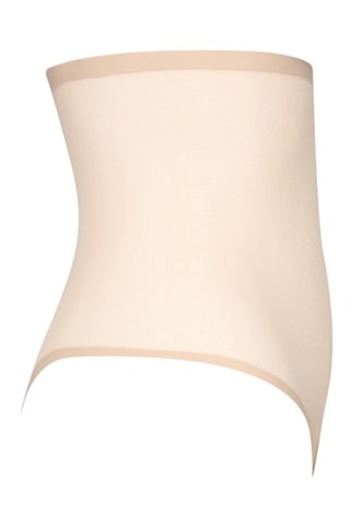 Corrigerende String Hoge Taille - Beige
