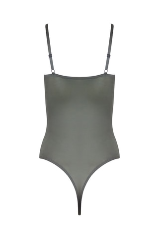 Stringbodysuit - Donkergroen