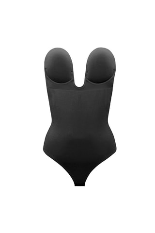 Strappless Stringbodysuit - Zwart