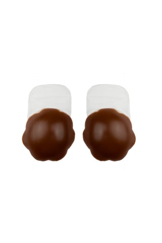 Zelfklevende Push-up Beha   Bruin