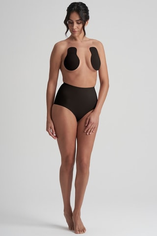 Zelfklevende Push-up Beha  Zwart