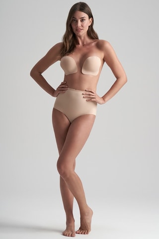 Zelfklevende Push-up Beha   Beige