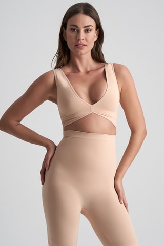 Dubbelzijdige Sportbeha - Beige