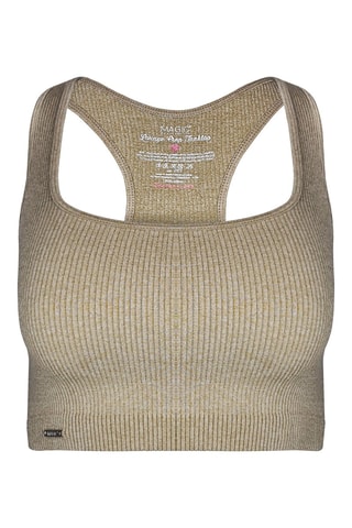 Crop Top - Gemêleerd Beige