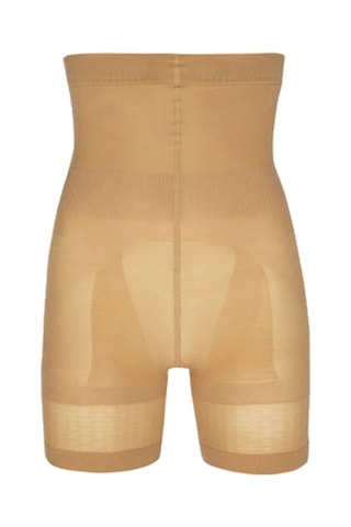Vormend Wielrenbroekje Hoge Taille - Beige
