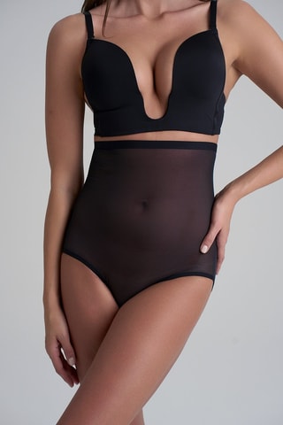 Corrigerende Slip Hoge Taille - Zwart