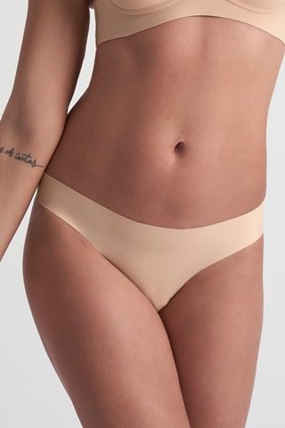 2 Slips - Zwart en beige