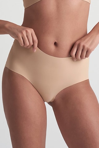 2 Slips Hoge Taille - Beige en zwart