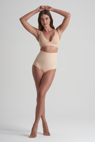 Push-up Slip Hoge Taille - Beige