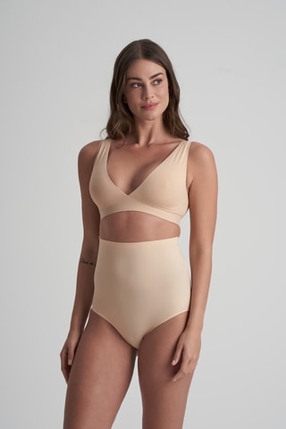 Push-up Slip Hoge Taille - Beige