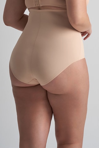 Corrigerende Slip Hoge Taille - Beige