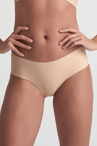 2 Halfhoge Slips - Beige en Zwart