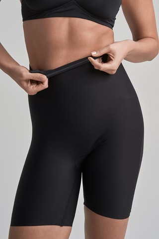 Vormend Wielrenbroekje Hoge Taille - Zwart
