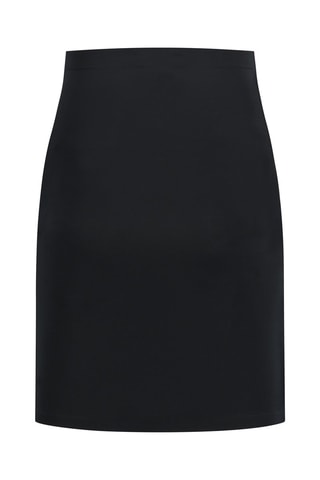 Vormende Minirok Hoge Taille - Zwart