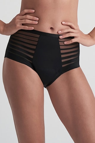 Menstruatieslip Hoge Taille - Zwart