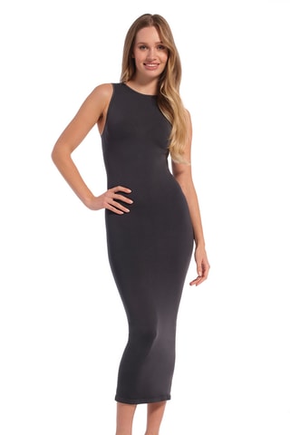 Nauwaansluitende Jurk - Zwart - Magic Body Fashion