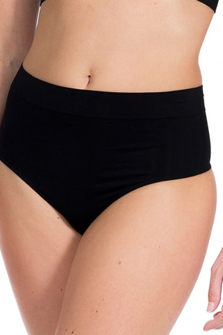 String met hoge taille - Zwart - Magic Body Fashion
