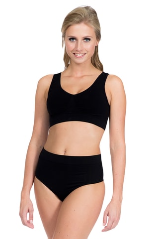String met hoge taille - Zwart - Magic Body Fashion