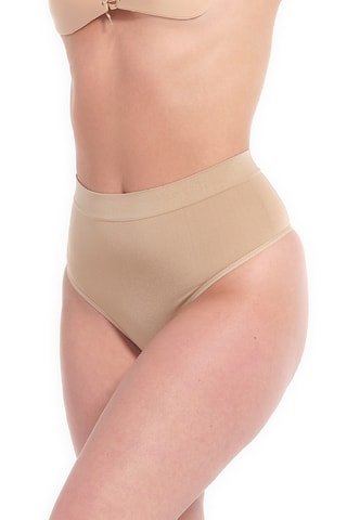 String met hoge taille - Beige - Magic Body Fashion