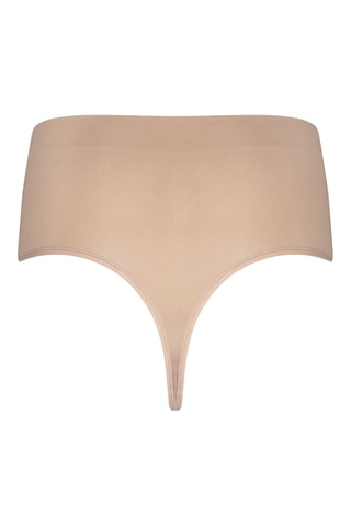 String met hoge taille - Beige - Magic Body Fashion