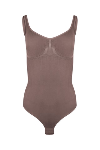 Vormende Stringbodysuit - Bruin - Magic Body Fashion