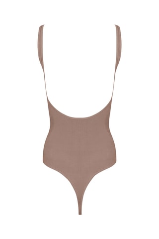 Vormende Stringbodysuit - Bruin - Magic Body Fashion