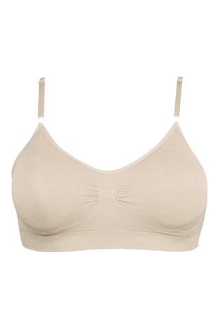 Bamboeviscose Sportbeha - Beige - Magic Body Fashion