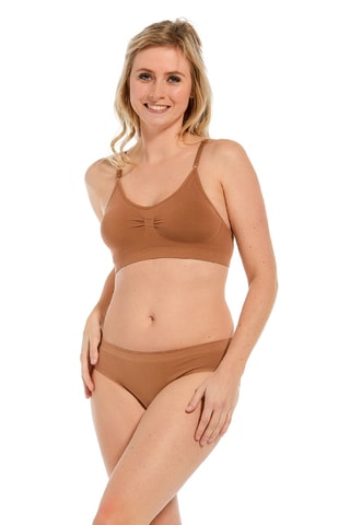 Bamboeviscose Sportbeha - Bruin - Magic Body Fashion