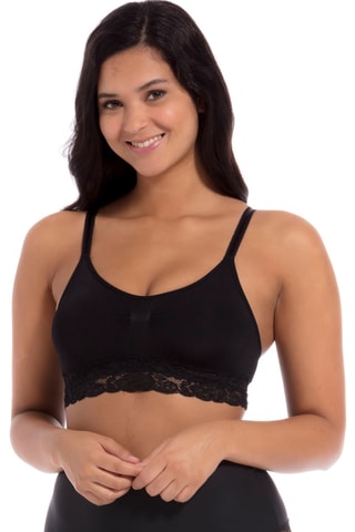 Bamboeviscose Sportbeha - Zwart - Magic Body Fashion