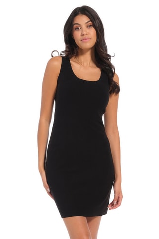 Nauwaansluitende Thermische Jurk - Zwart - Magic Body Fashion
