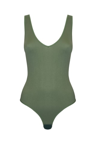 Stringbodysuit - Kaki - Magic Body Fashion